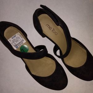 Black Wedge Heel  Size 7.5